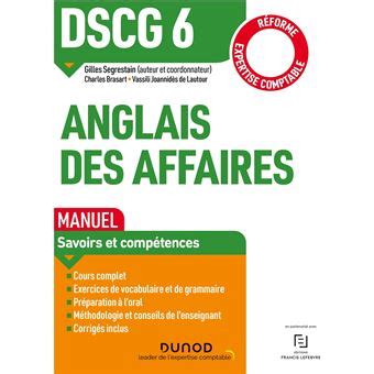 DSCG 6 - Anglais des affaires - Manuel - Réforme Expertise comptable: Réforme Expertise comptable